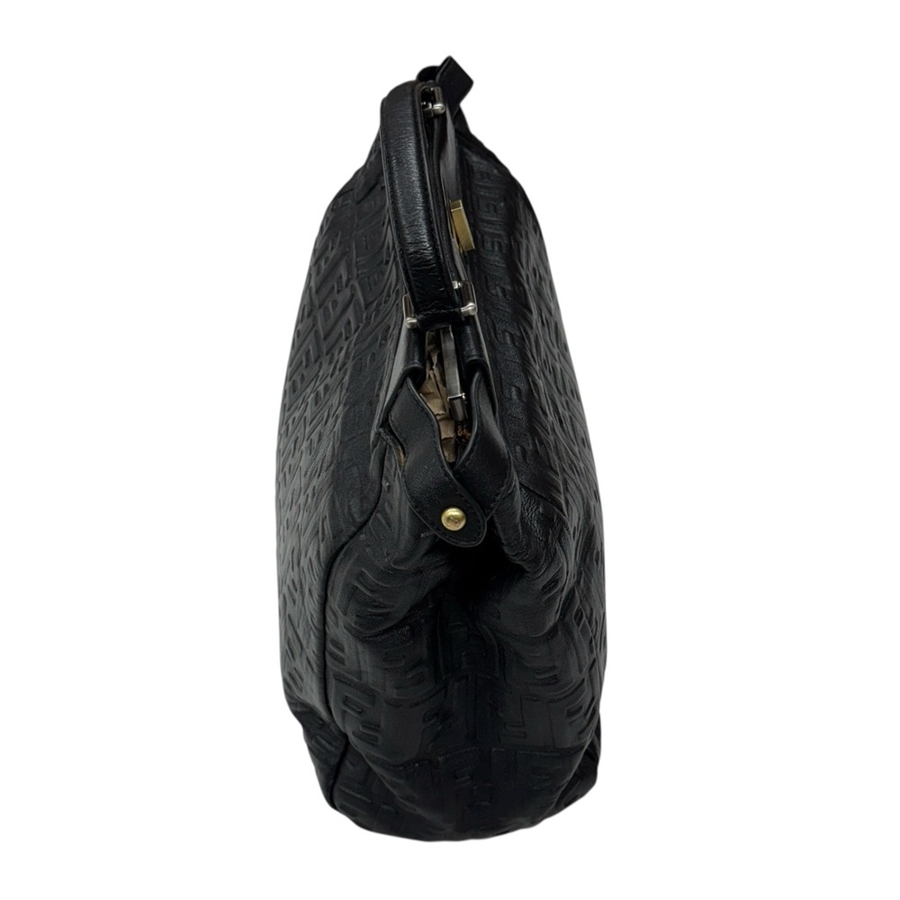 Fendi Peekaboo Large Black Satchel Tote Leather Shoulder Hand Business Handle - Picture 12 of 16
